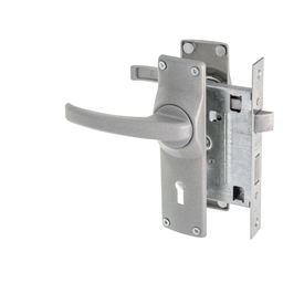M3E25 - 3 Lever Lockset Satin Chrome